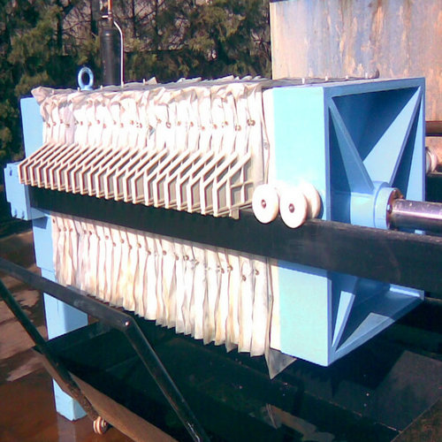Filtro prensa de deshidratación de lodos con motor