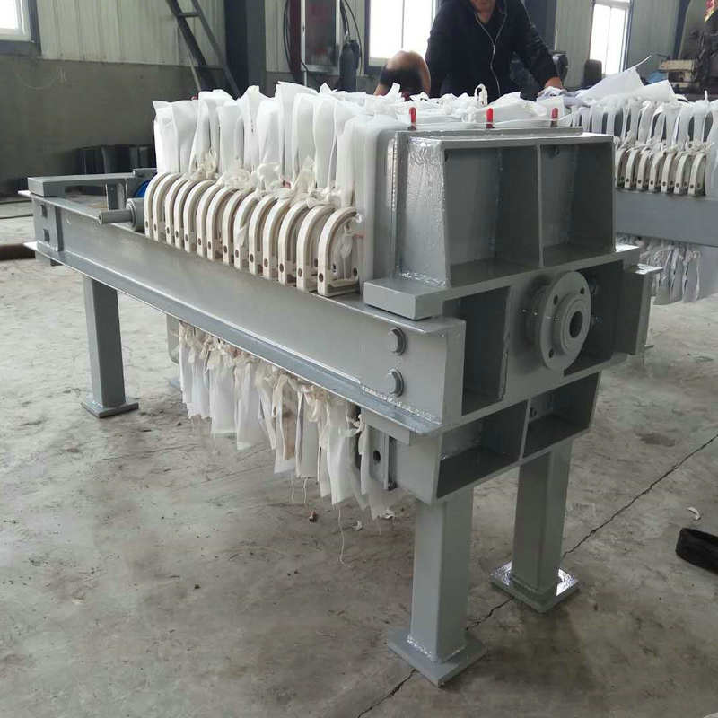 Máquina de prensa de filtro de placa y marco de lodos de petróleo