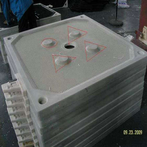 Placa de filtro de tipo empotrado utilizada para filtro prensa