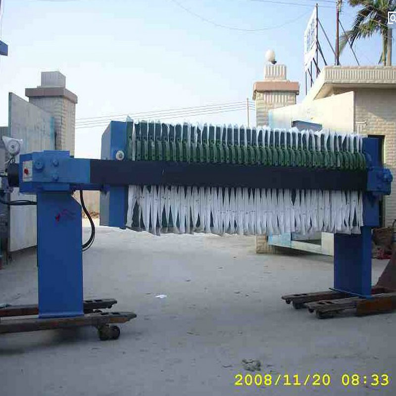 Equipo de prensa de filtro de almidón de cámara de maíz hidráulico