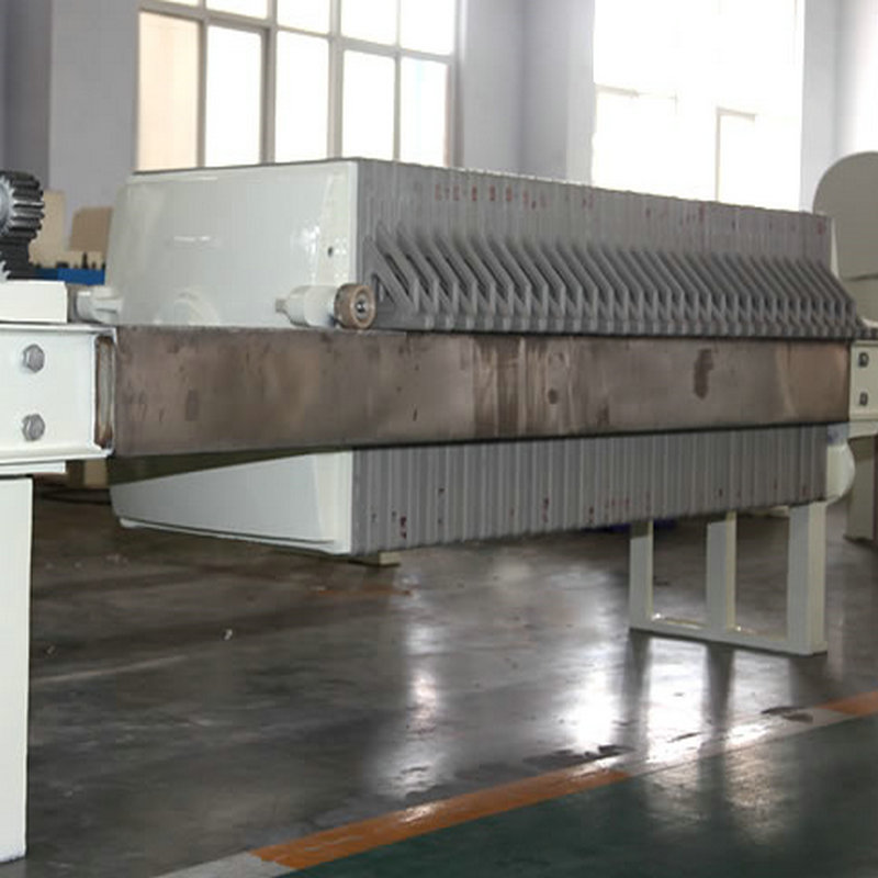 Filtro prensa de hierro fundido con agitación automática para laboratorio