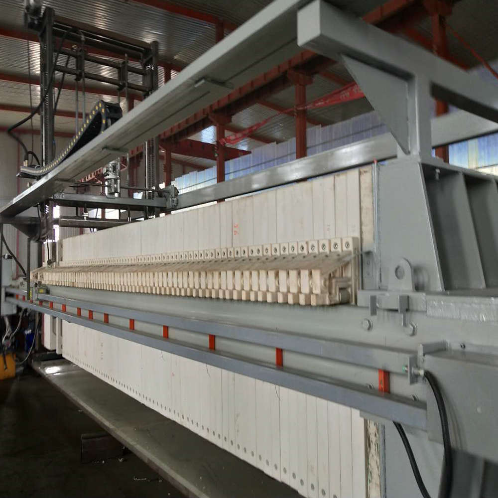 PLC Control de filtro prensa automática para papel industrial