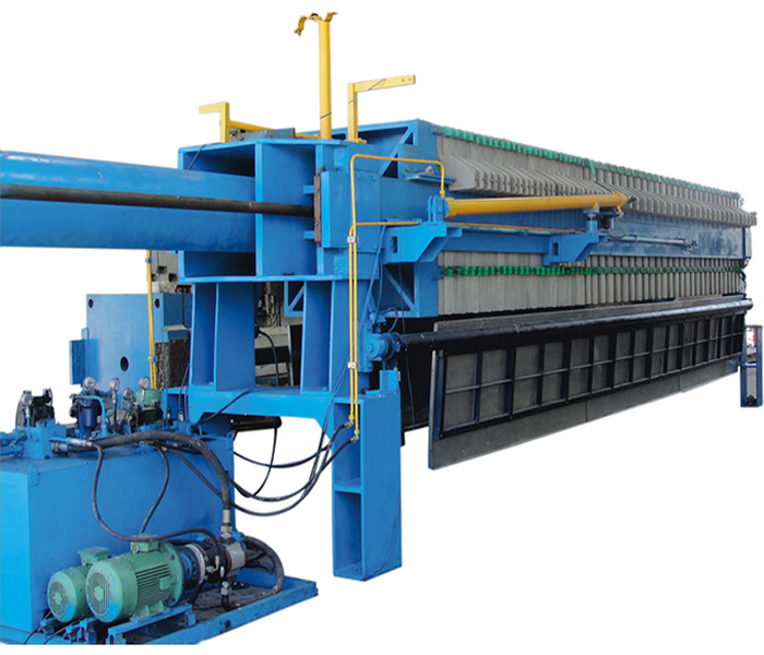 Control de PLC de prensa de filtro de membrana de cámara de aguas residuales hidráulicas