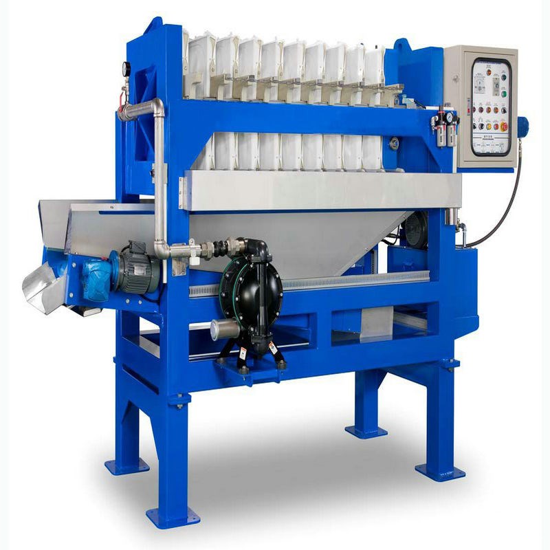 Filtro prensa de desagüe de aguas residuales de alta calidad