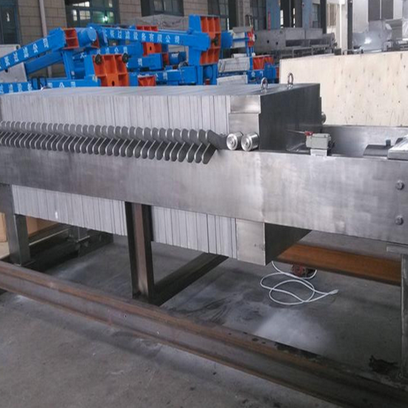 Filtro prensa de hierro fundido con agitación automática para laboratorio